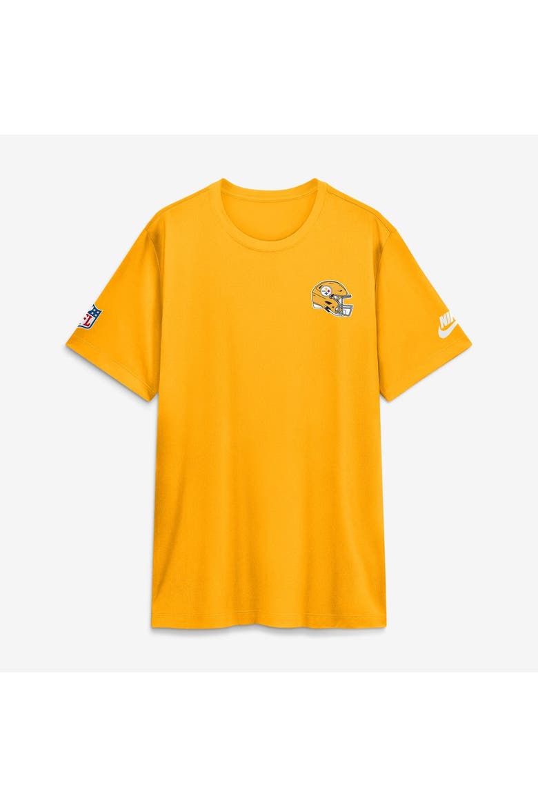 Men's Nike Gold Pittsburgh Steelers Alt Legend Small Logo Dri-FIT T-Shirt, Main, color, Gold