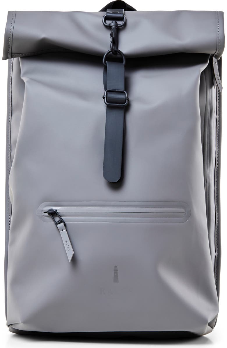 Rains Waterproof Rolltop Backpack, Main, color,