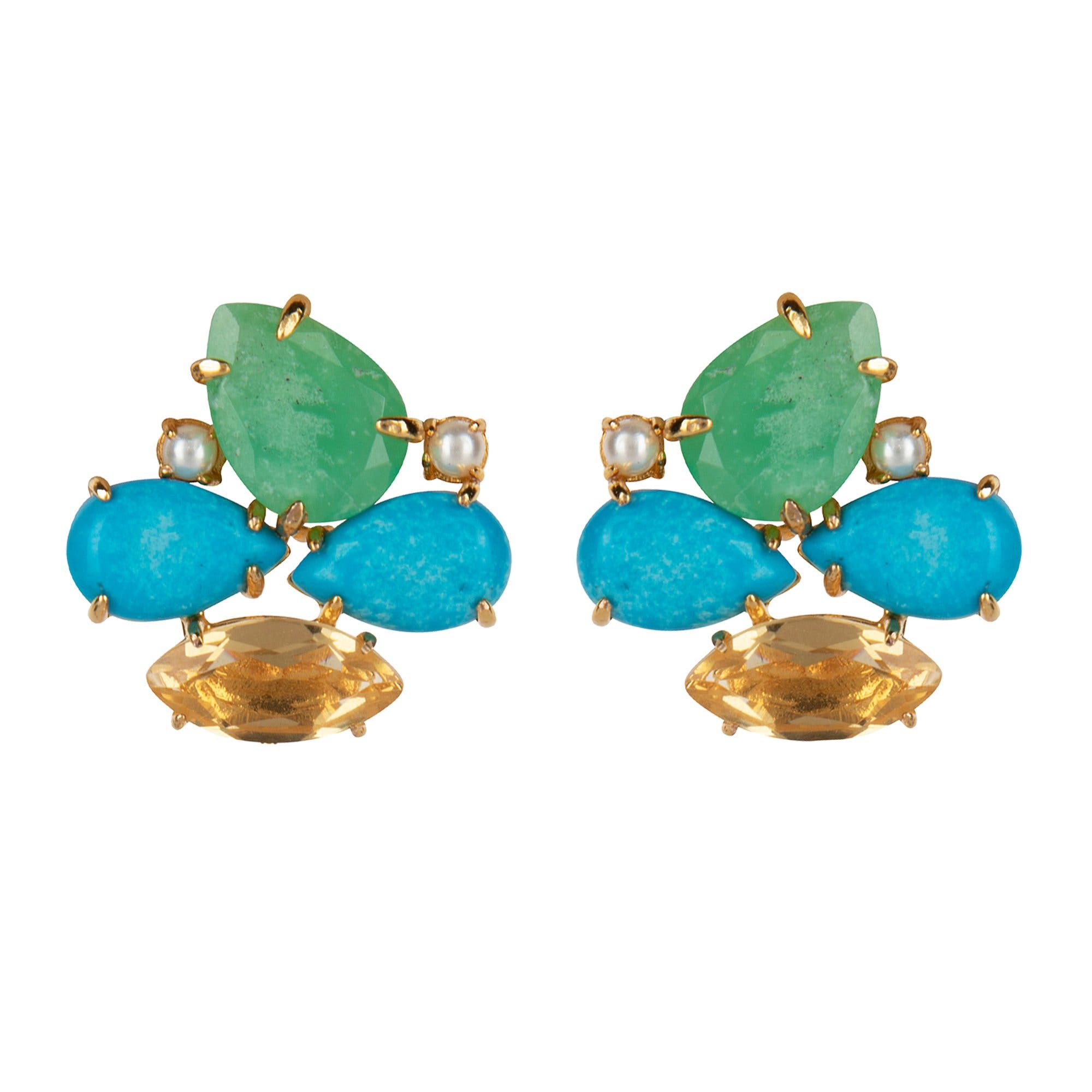 selected Blue & Green