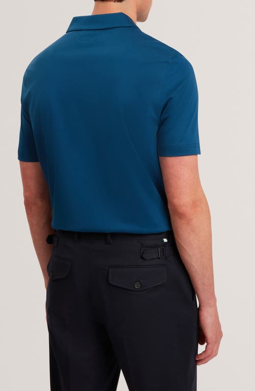 Ted Baker Connall Cotton Polo In Blue