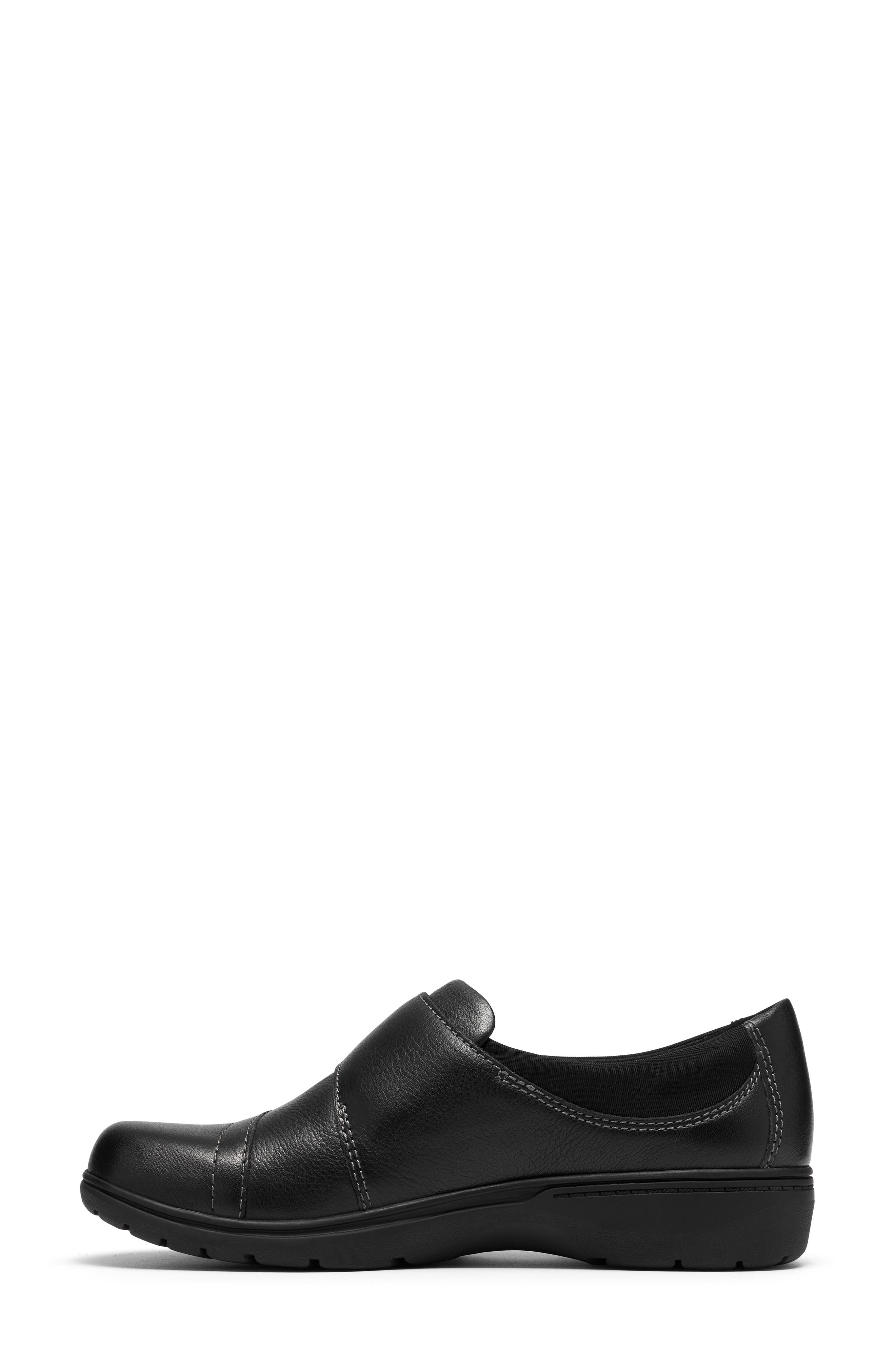 Carleigh Lily Slip On -Wide Width Available, Alternate, color, BLACK LEATHER