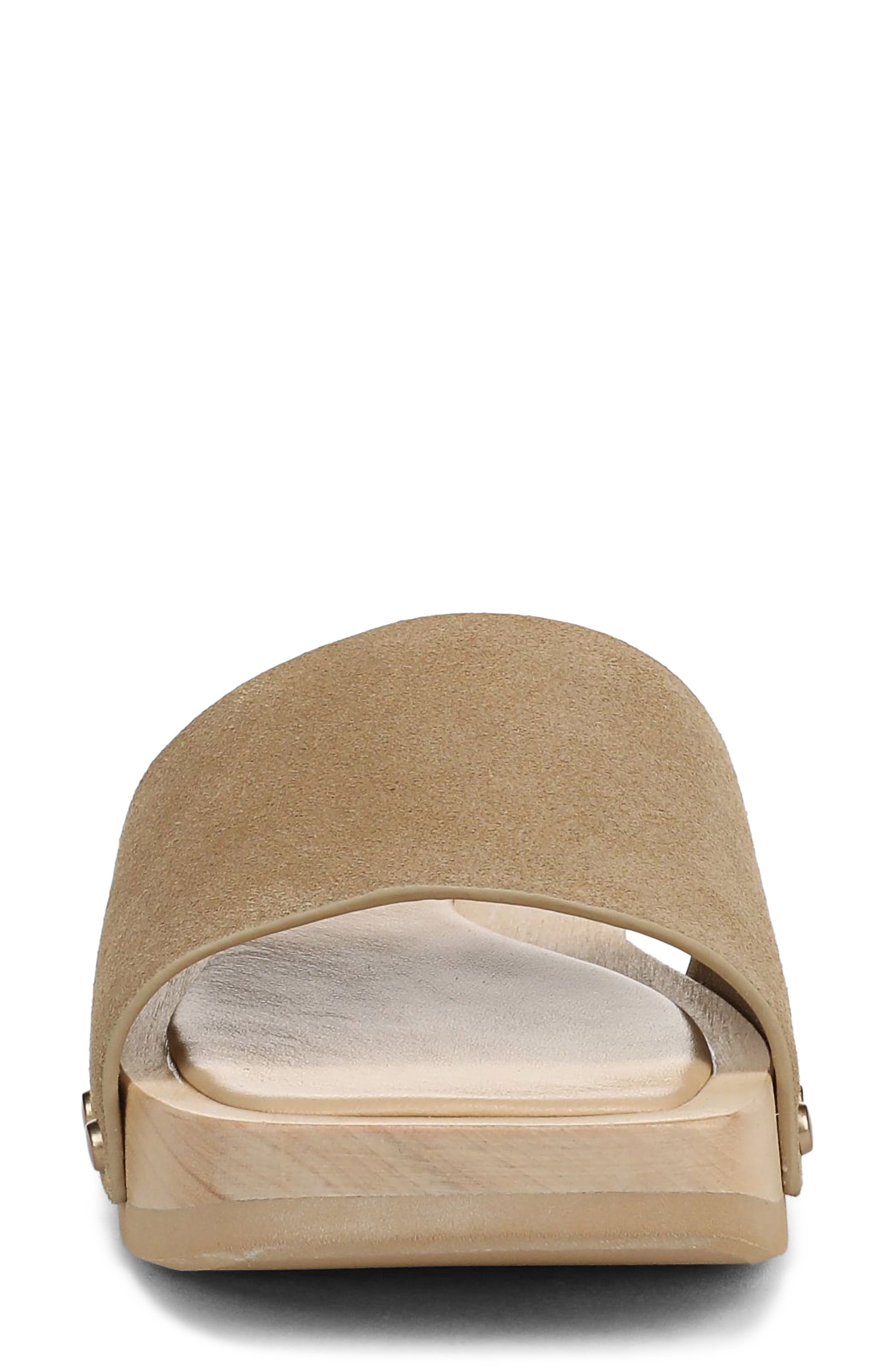 Vince Barbara Slide Sandal, Alternate, color, Wheat