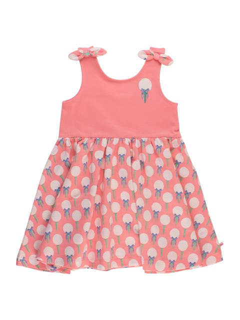 Tie Shoulder Twirl Dress (Baby, Toddler & Little Kid)