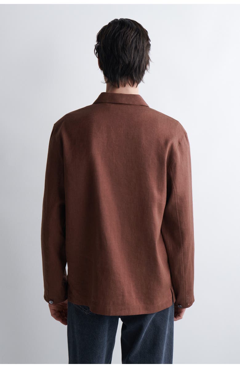 COS Linen Relaxed Shirt, Alternate, color,