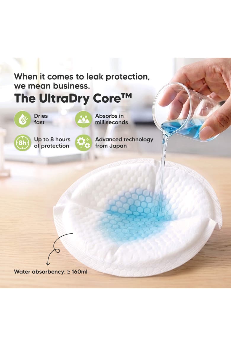 Comfy Dry Disposable Nursing Pads, Alternate, color, White