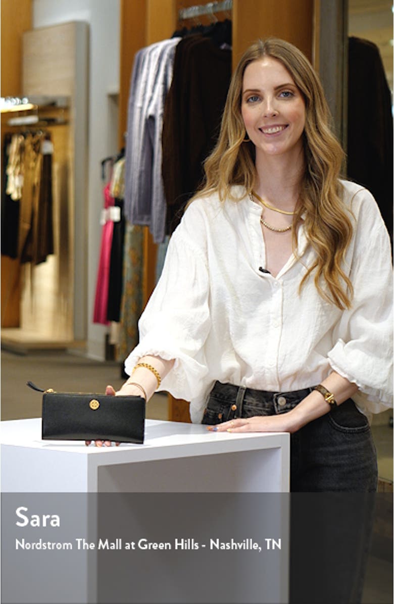 Robinson Leather Slim Zip Wallet, sales video thumbnail