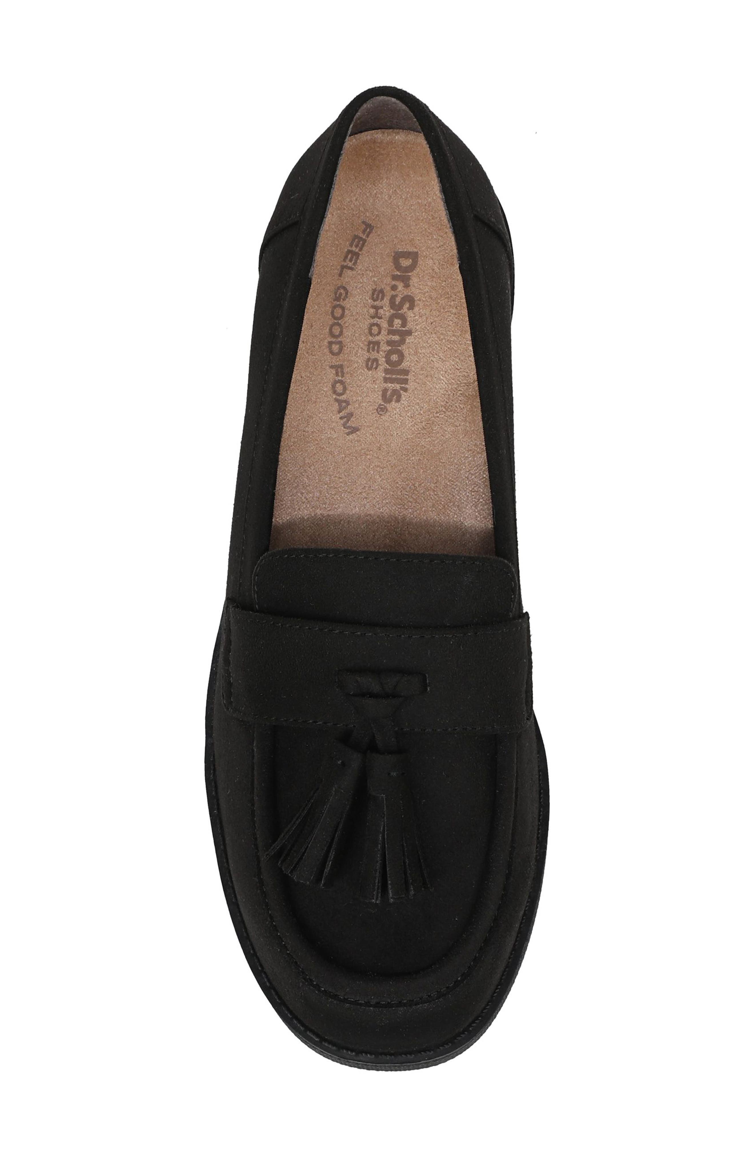 Dazzle Tassel Loafer, Alternate, color, BLACK