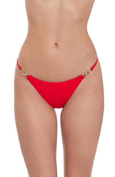 Chain Strap Bikini Bottoms