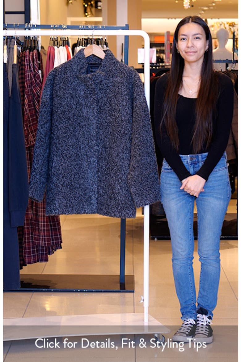 Alpaca & Wool Blend Short Coat video
