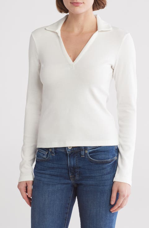 Knit Polo Top