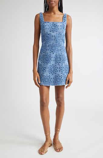 Alice + Olivia Maryann Floral Cutout Sleeveless Dress