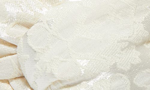Lele Sadoughi Marlene Damask Brocade Knotted Headband In Neutral