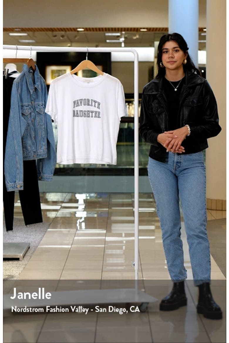 Collegiate Crop Graphic Tee video