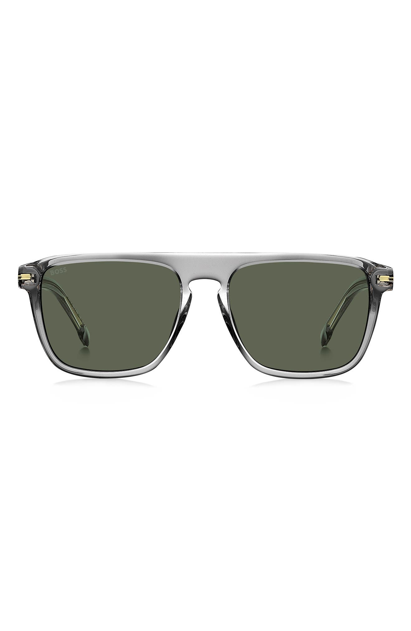 BOSS 56mm Flat Top Sunglasses