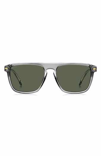 BOSS 56mm Flat Top Sunglasses