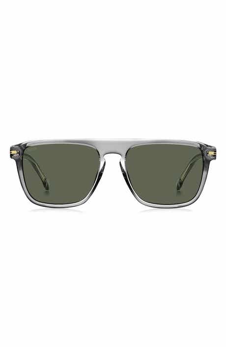 BOSS 56mm Flat Top Sunglasses