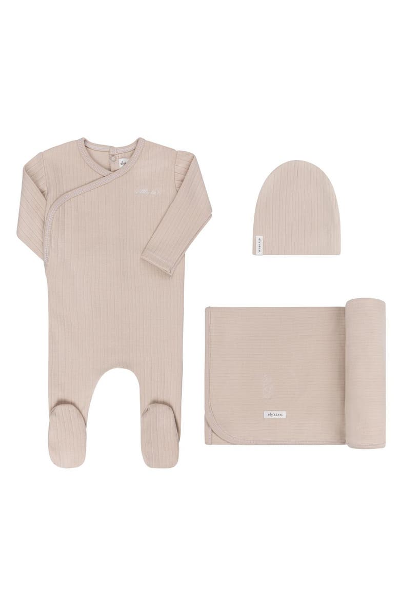 Ely's & Co. Cotton Little One Collection - Take Me Home Set, Main, color, Tan
