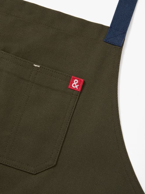 Hedley & Bennet T The All Day Crossback Apron In Olive
