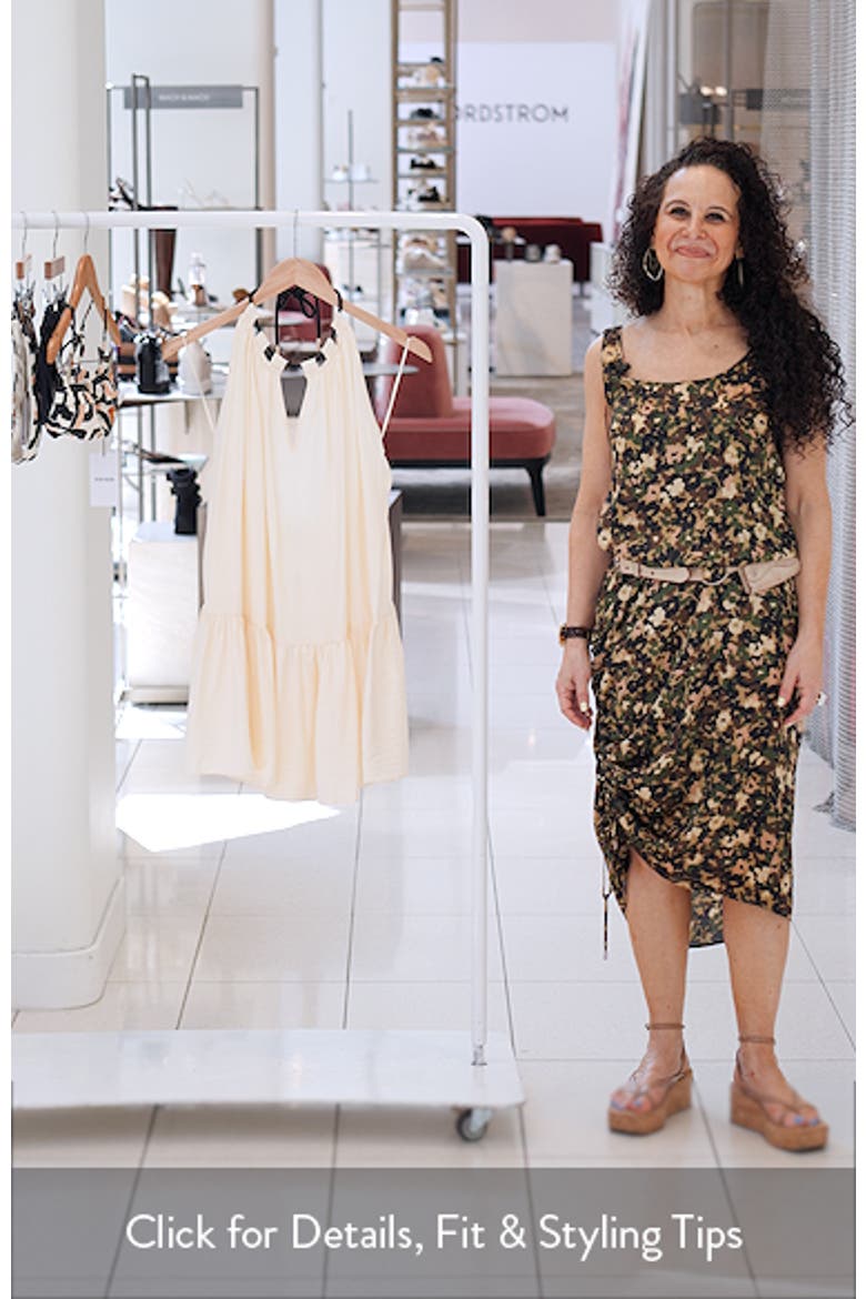 Nina Cutout Halter Cover-Up Dress video