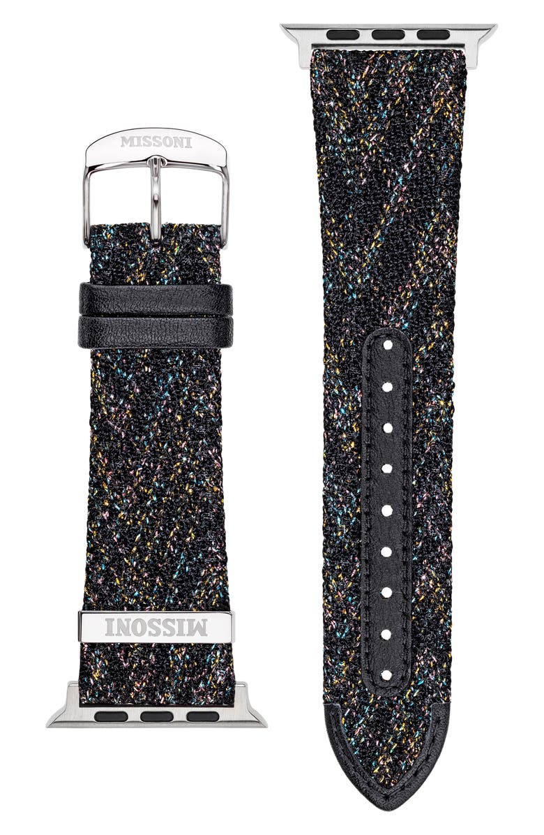 Missoni Multicolor Authentic Zigzag 24mm Textile Apple Watch  display picture 3