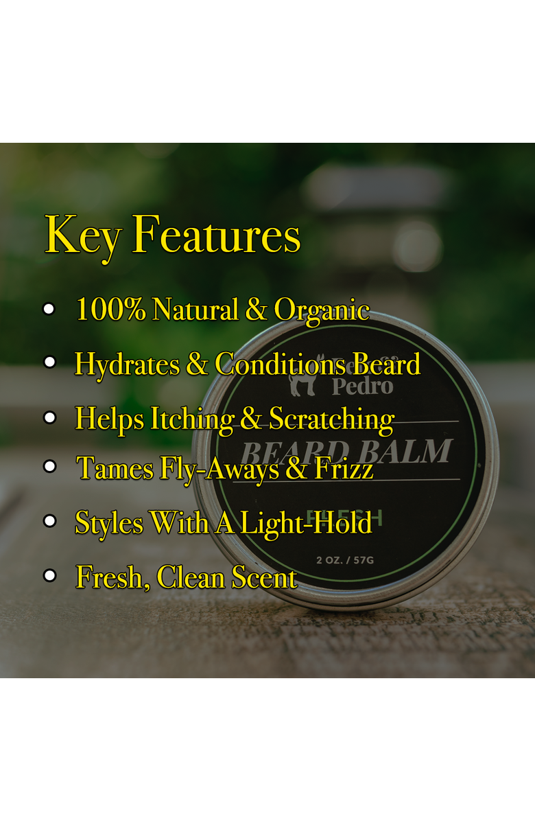 Pete & Pedro Fresh Beard Balm, Alternate, color, NO COLOR