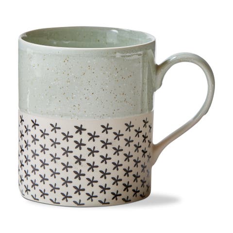 Emery Mug Green Multi Stoneware Everyday