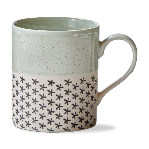 Tag Emery Mug Green Multi Stoneware Everyday