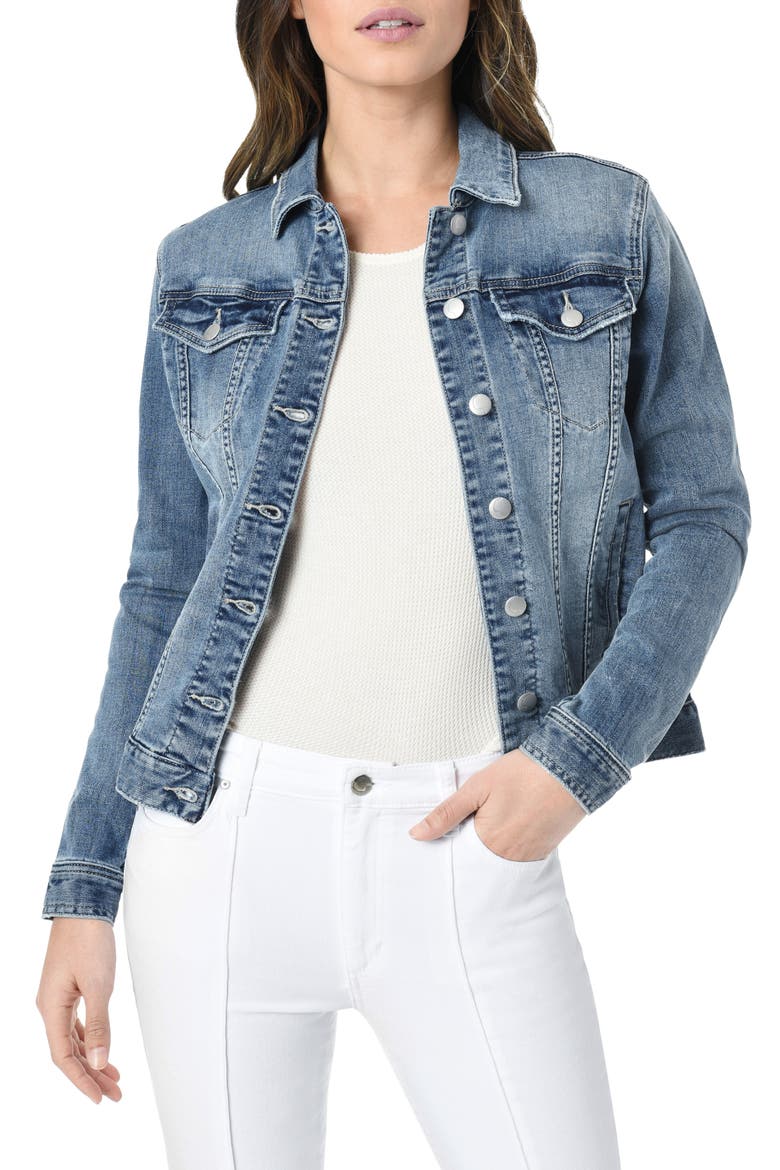The Relaxed Denim Jacket, Main, color, DOLORES