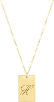 Set & Stones Stella Initial Necklace