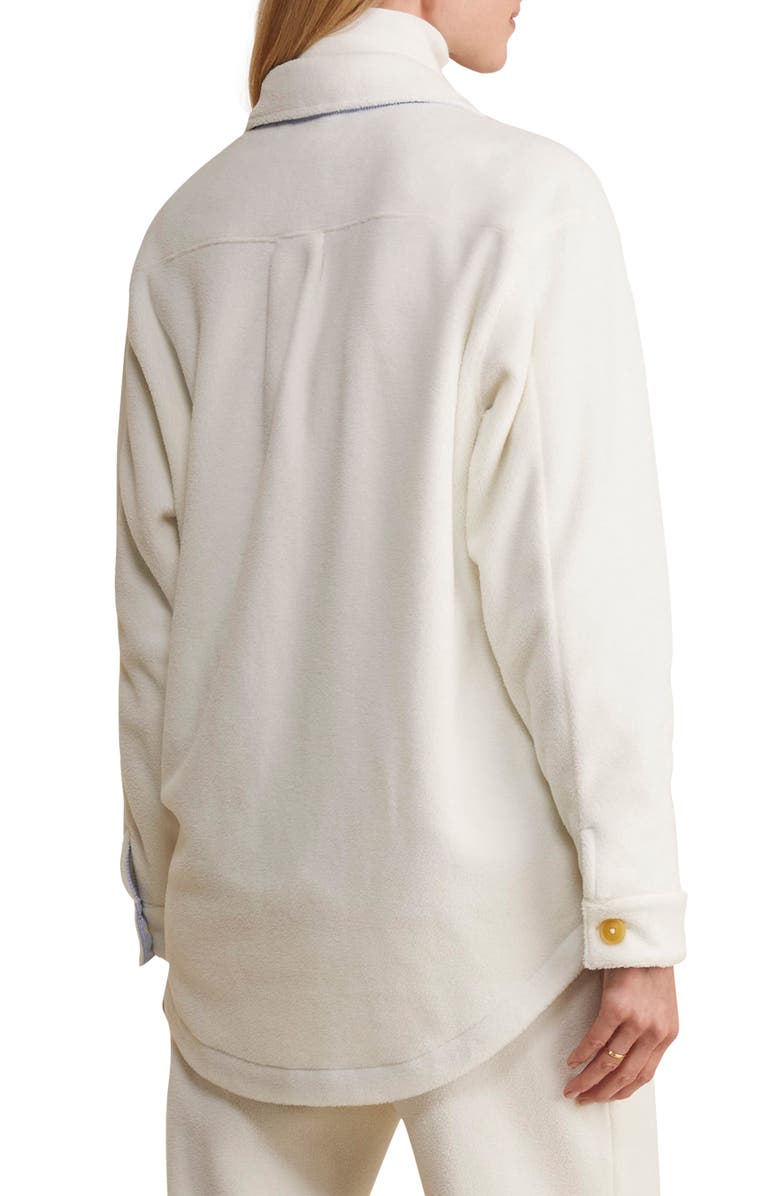 vineyard vines Harbor Fleece Shirt Jacket, Alternate, color, Marshmallow