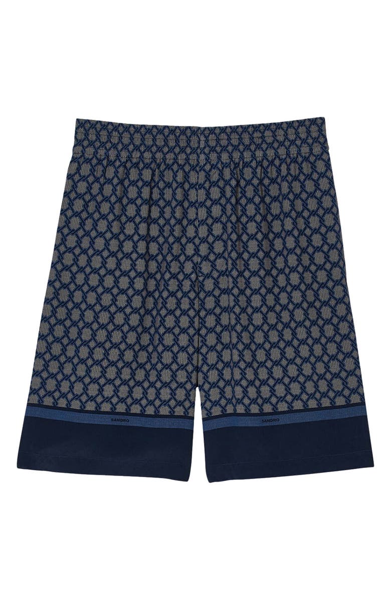 SANDRO Fence Bermuda Shorts, Alternate, color, 