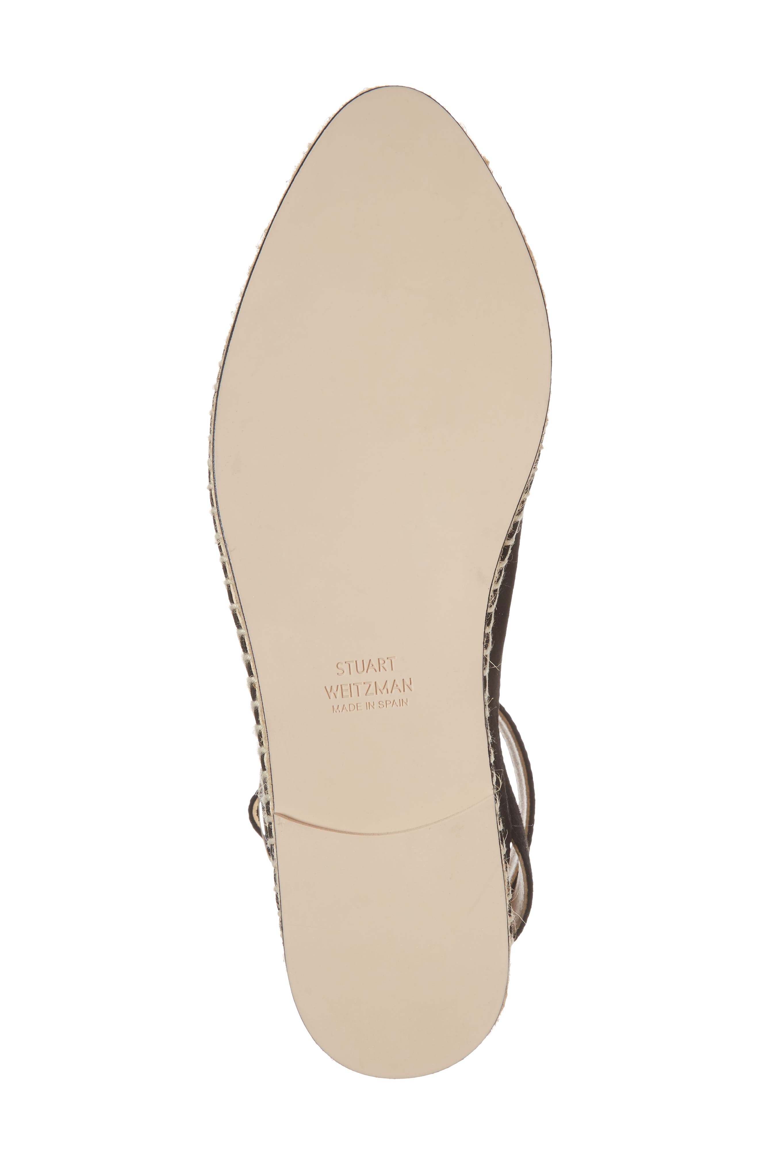 Stuart Weitzman Toga Ankle Wrap Espadrille, Alternate, color, 