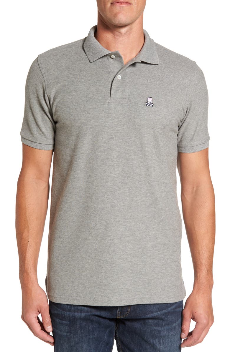 Psycho Bunny The Classic Slim Fit Piqué Polo, Main, color,