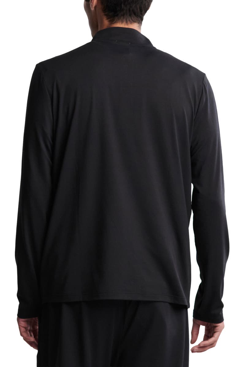 Barefoot Dreams<sup>®</sup> Malibu Collection<sup>®</sup> Butterchic Half Zip Sweatshirt, Alternate, color, Black