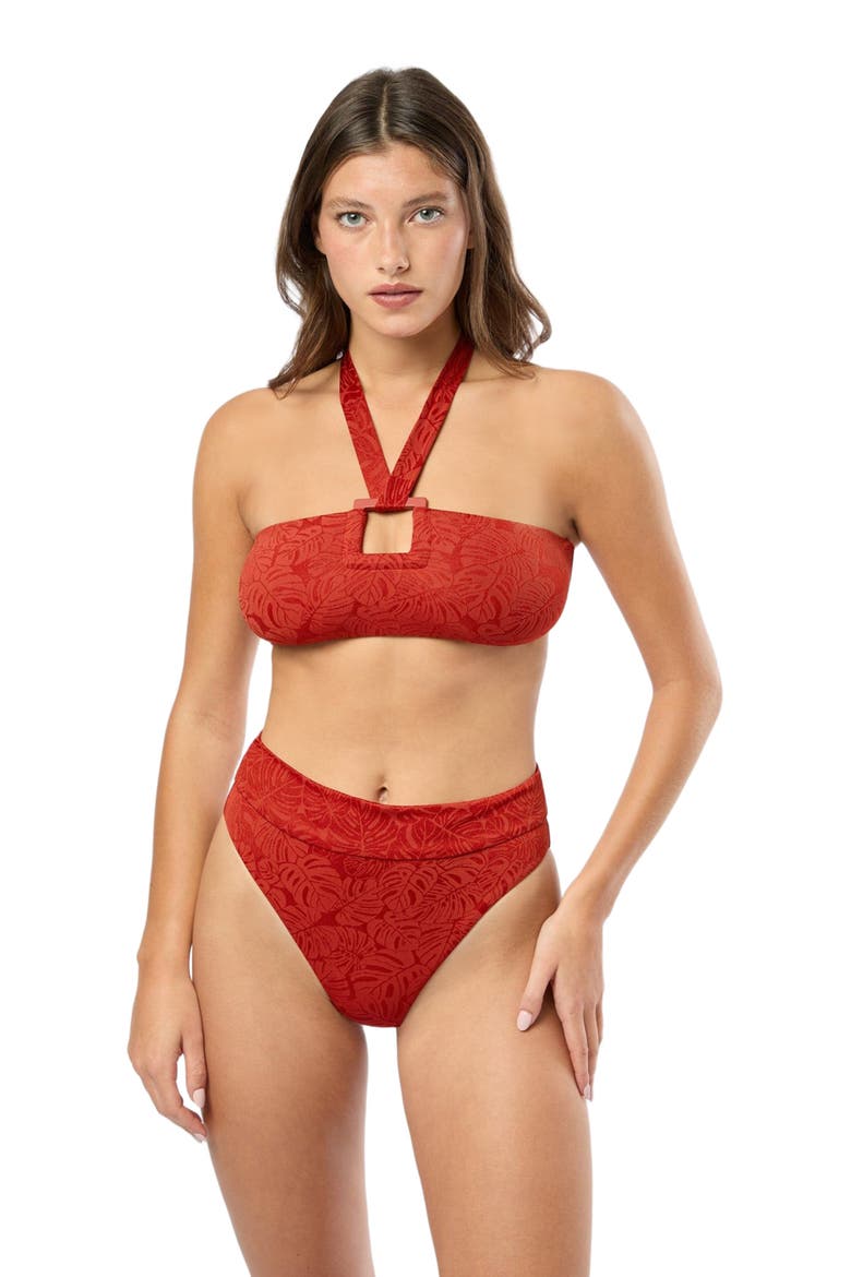 Poppy Bikini Top, Main, color, DARK RED