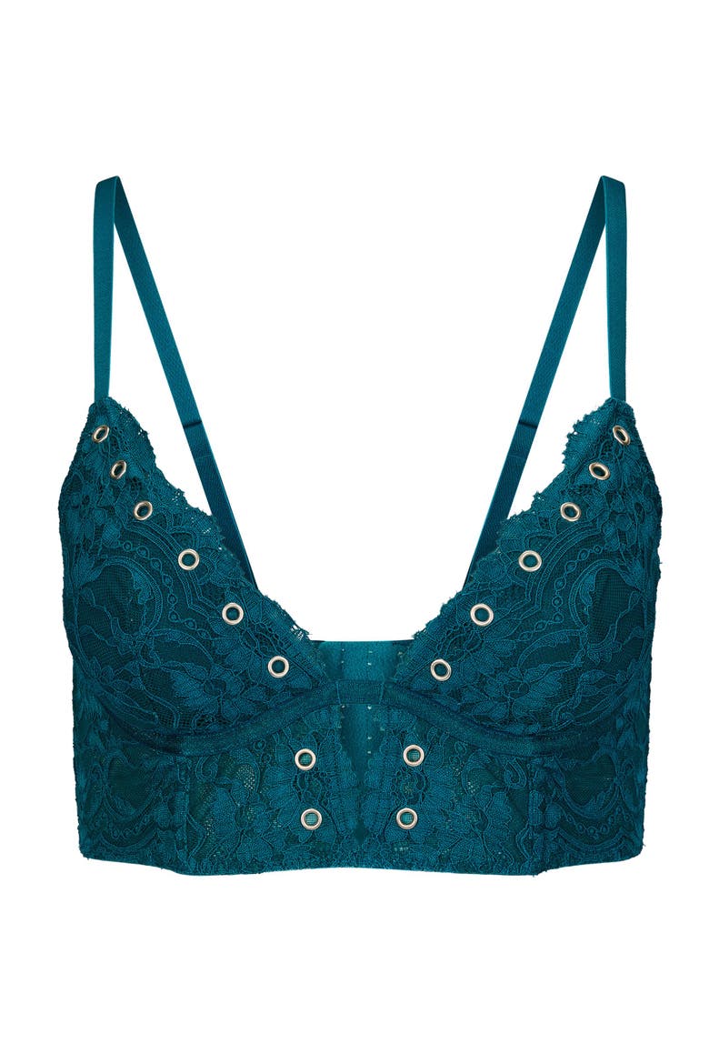 Kyra Push Up Plunge Bra, Alternate, color, Dark blue