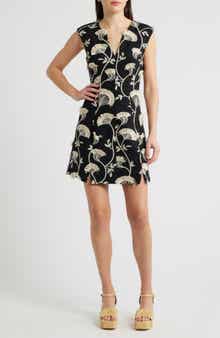 Casia Embroidered Sheath Minidress