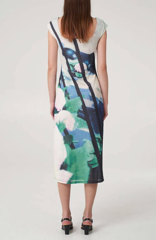 Find Me Now Paulie Print Midi Dress In Multi