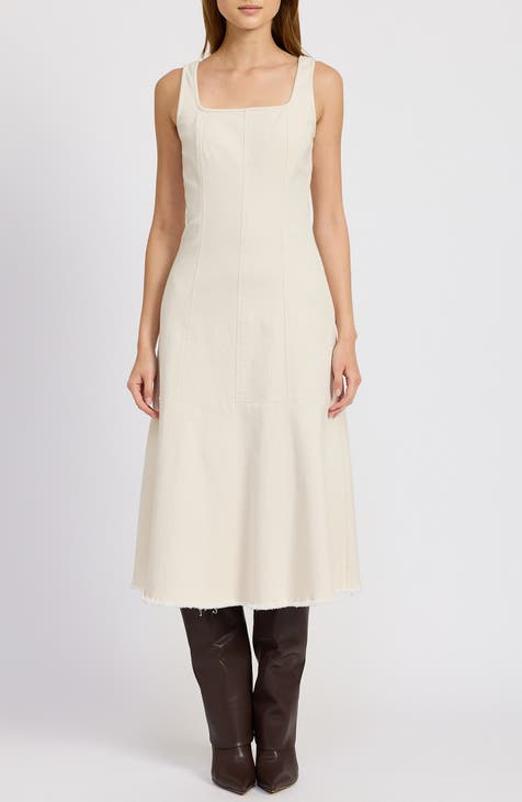 Studio White Denim Dress-Bust36