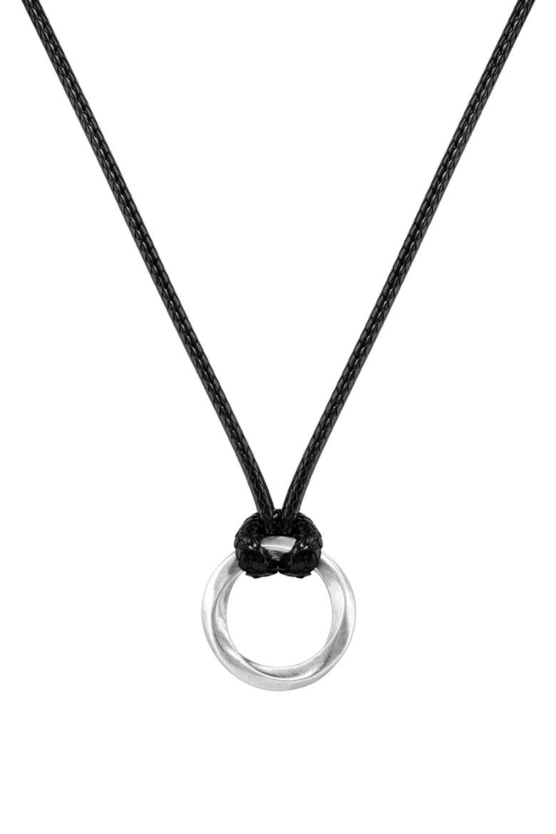 Men's Kairos Opportunity Pendant Necklace, Main, color, SILVER