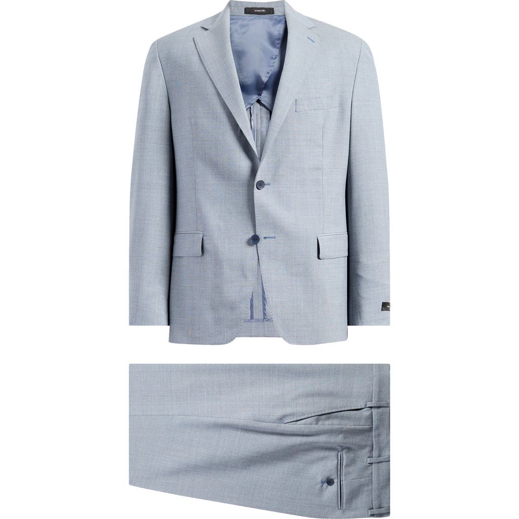 VINCE VINCE IVES REGULAR FIT STRETCH WOOL SUIT