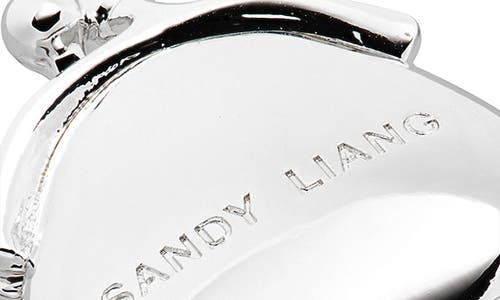 Sandy Liang Souvenir Pouch Ring In Silver