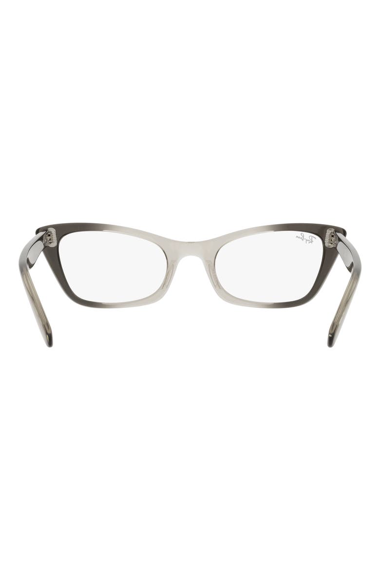RX5499 47mm Small Cat Eye Optical Glasses, Alternate, color, TRANSPARENT GREY