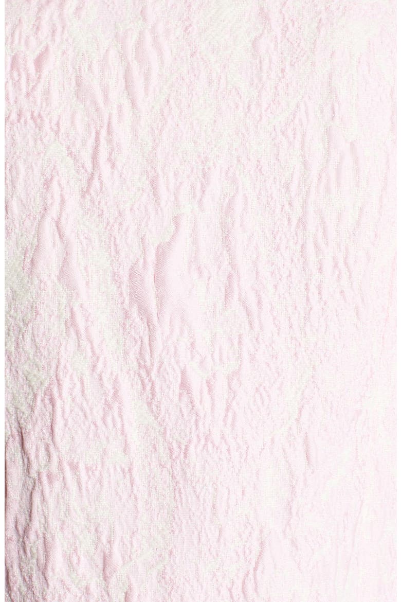 Collarless Textured Coat, Alternate, color, PINK