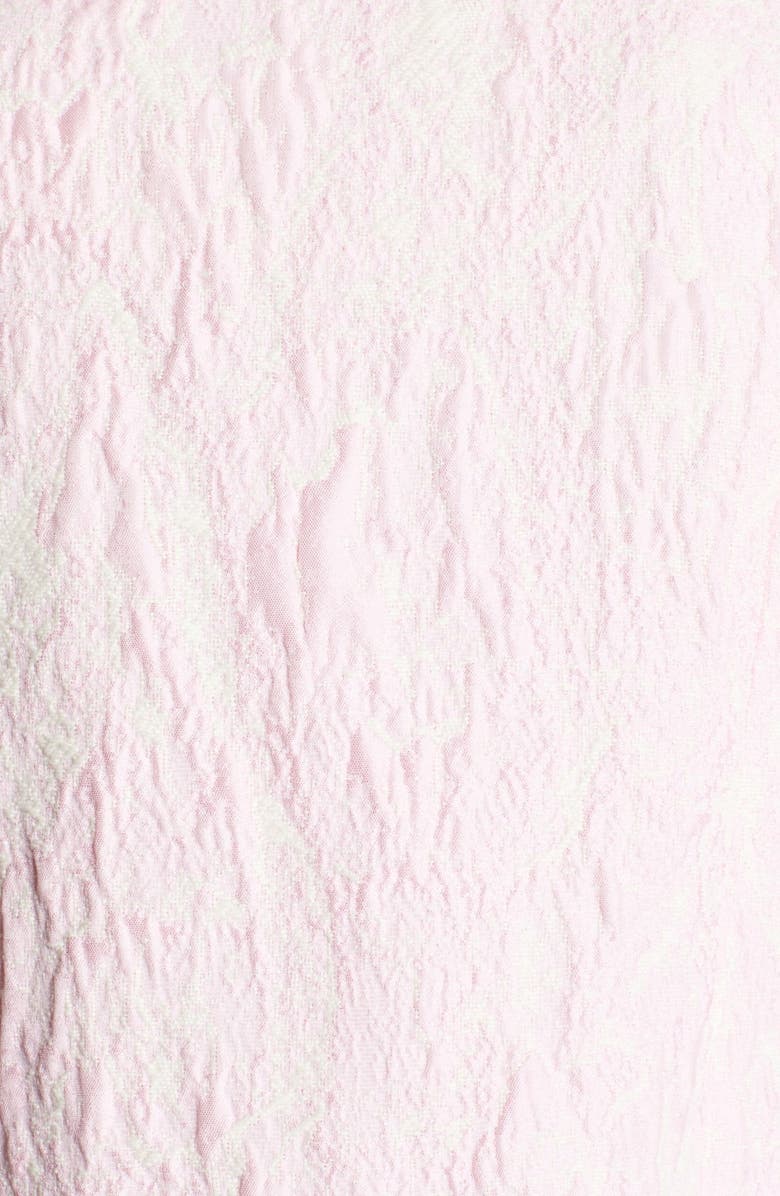 Helene Berman Collarless Textured Coat, Alternate, color,