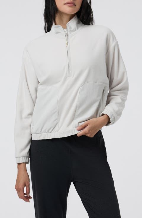 Water Resistant Half Zip Pullover