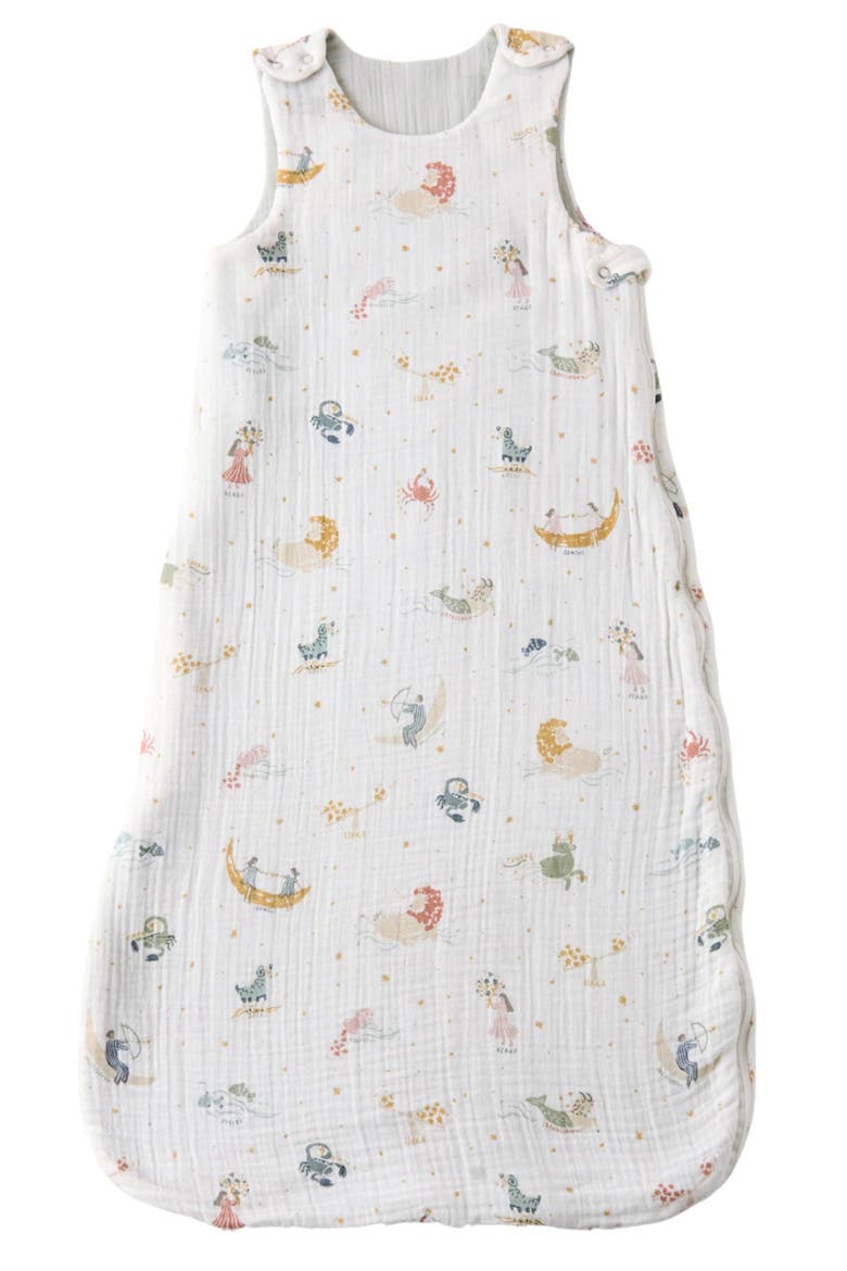 1.0 TOG Organic Cotton Sleep Bag, Main, color, ZODIAC