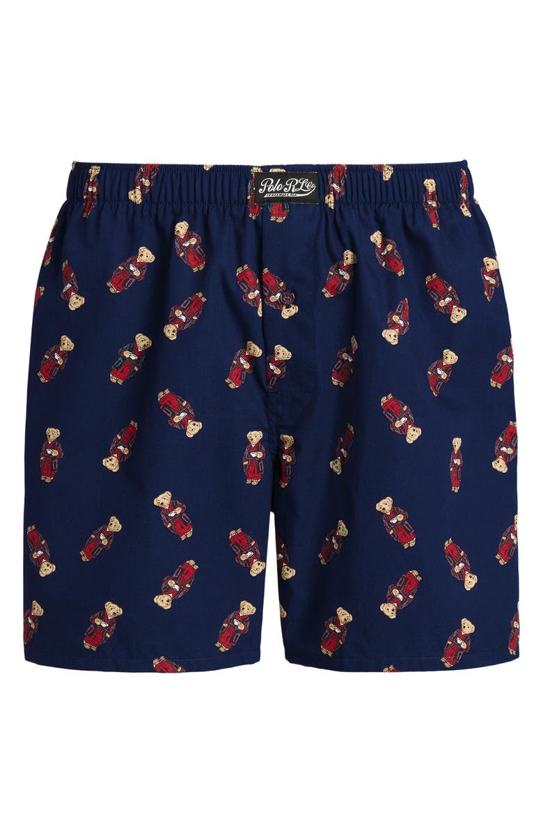 Polo Ralph Lauren Bear Cotton Boxers, Alternate, color, 
