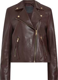 AllSaints Dalby Leather Moto Jacket