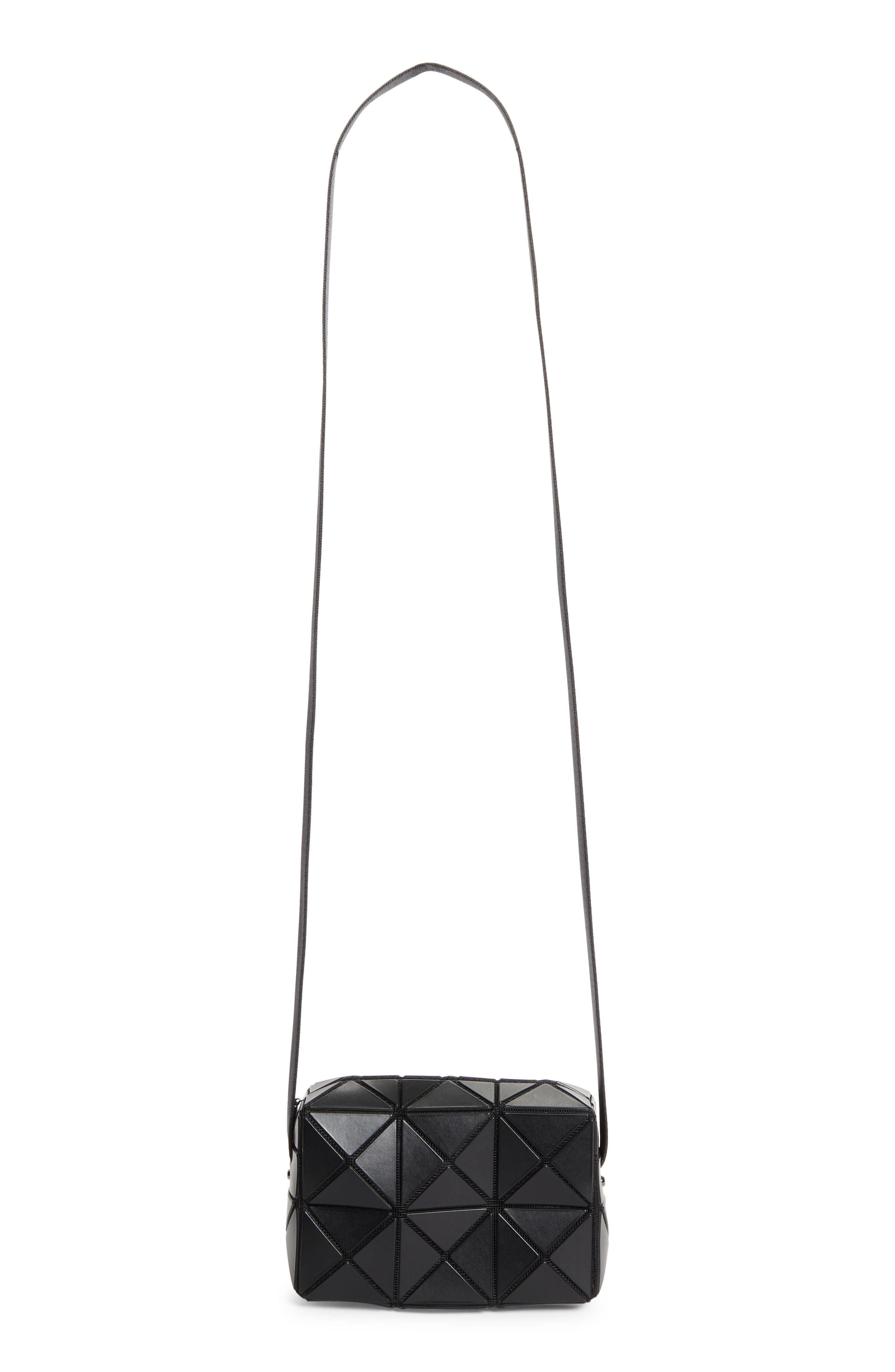 Bao Bao Issey Miyake Cuboid Crossbody Bag, Alternate, color, Matte Black